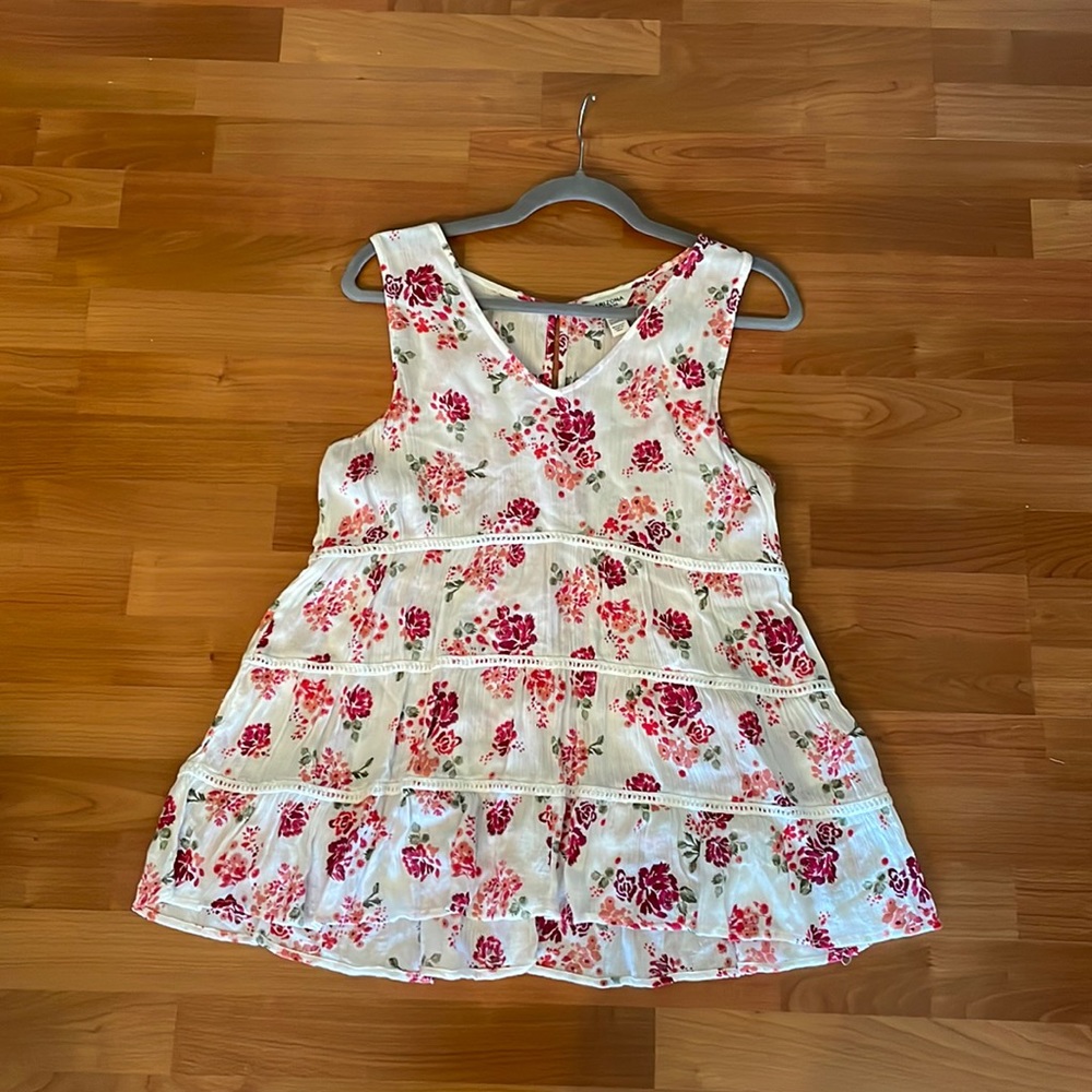 Floral Flow-y Tank Top